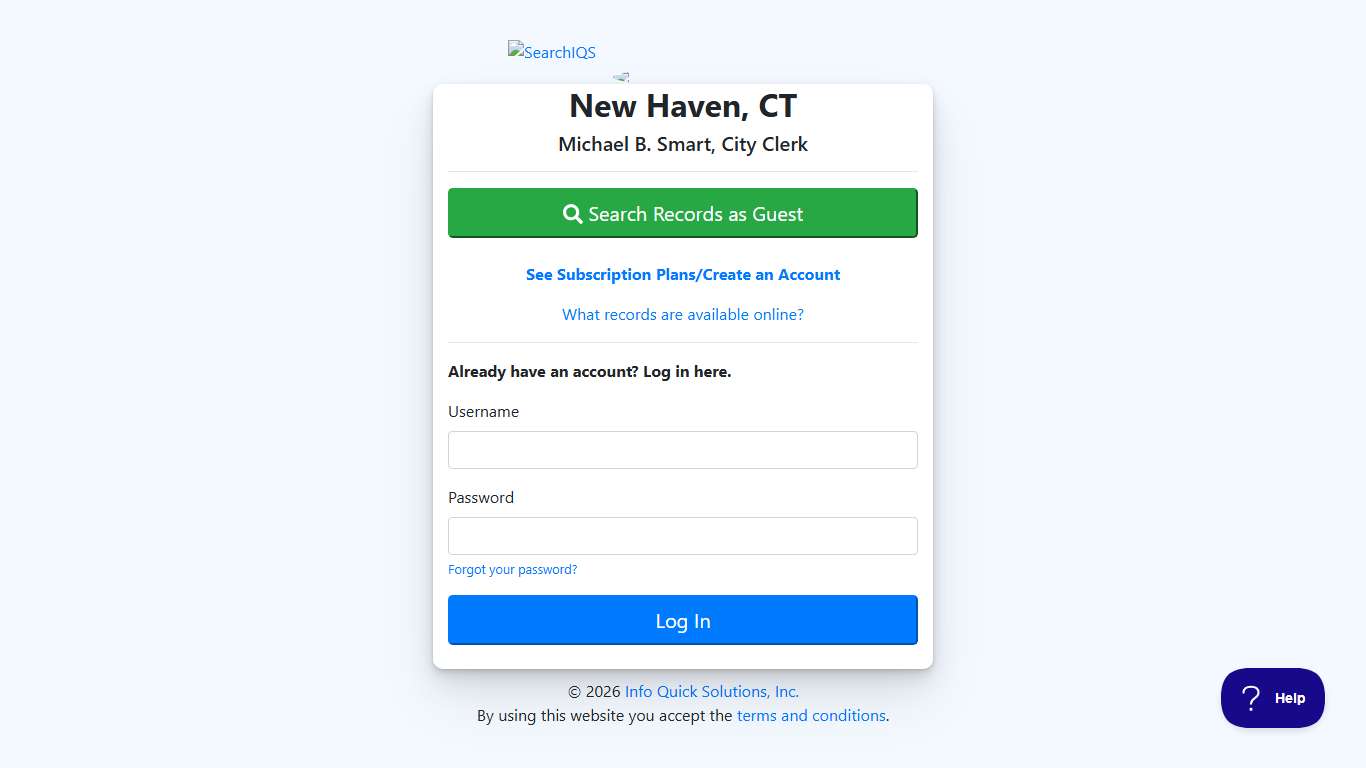 New Haven, CT - SearchIQS