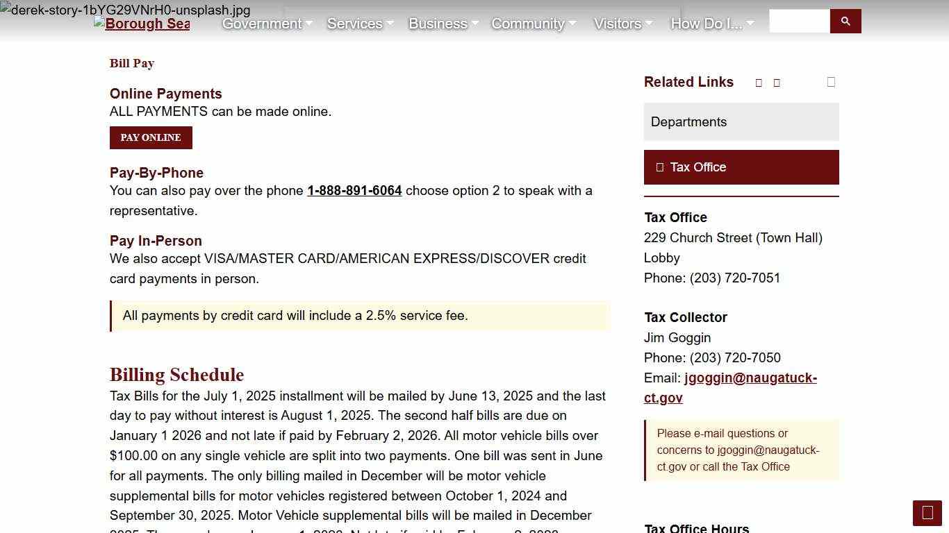 Tax Office - Naugatuck, CT